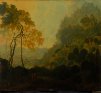 Гейзюм, Ян ван (1682 – 1749). Горный пейзаж.