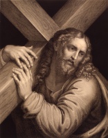 Пожалостин И.П. Несение креста. С оригинала Л. Карраччи. 1871